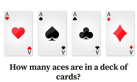 how many aces are in a deck of cards|From Aces to Kings: Understanding the Structure of a Standard .